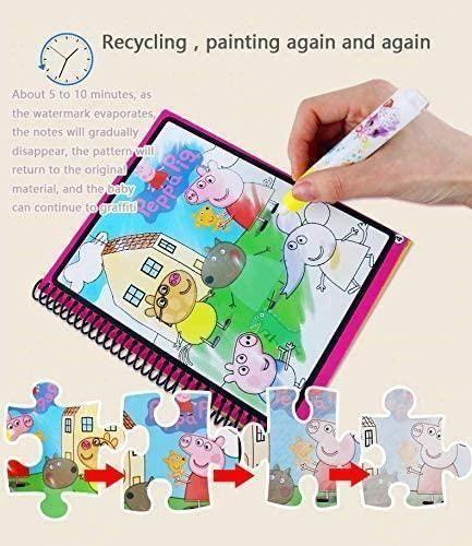 Reusable Magic Water Painting Book (Pack of 6)